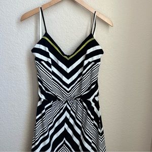 Vince Camuto Black and White Stripe Sundress Size 10